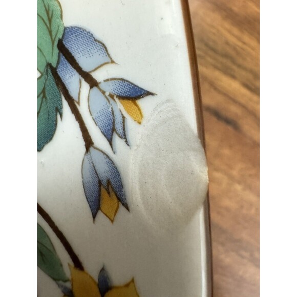 VTG 15" Oval Serving Platter By Wood hill  Chipped On The‎ Edge - Picture 4 of 4